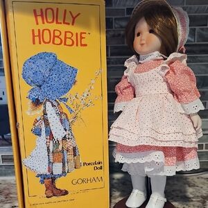 Vintage 1983 Gorham Holly Hobbie Doll in Pink and White